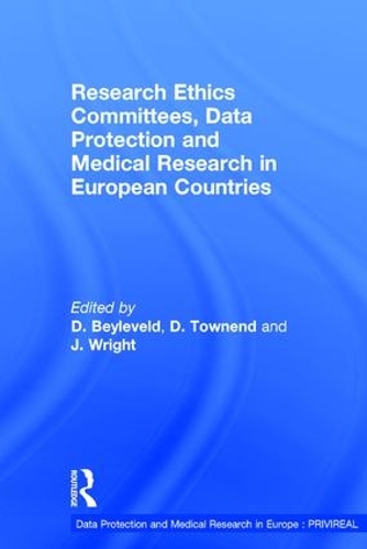 Бумажная книга «Research Ethics Committees, Data Protection and Medical Research in European Countries», автор Д. Тауненд - фото №1