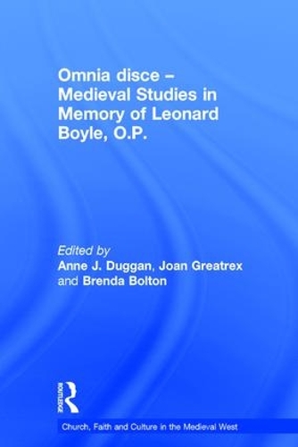 Паперова книга «Omnia disce – Medieval Studies in Memory of Leonard Boyle, O.P.» - фото №1