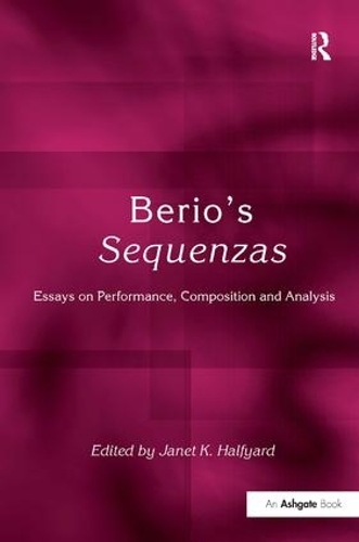 Паперова книга «Berio's Sequenzas: Essays on Performance, Composition and Analysis» - фото №1
