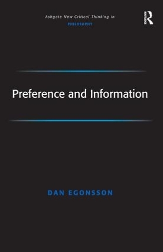 Бумажная книга «Preference and Information», автор Дэн Эгонссон - фото №1
