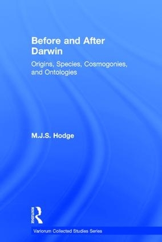 Бумажная книга «Before and After Darwin: Origins, Species, Cosmogonies, and Ontologies», автор М. Дж. С. Ходж - фото №1