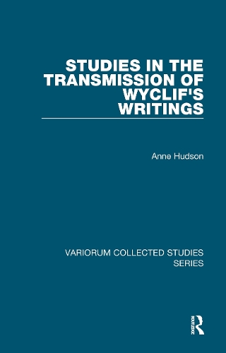 Бумажная книга «Studies in the Transmission of Wyclif's Writings», автор Энн Хадсон - фото №1