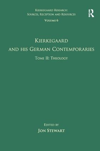 Бумажная книга «Volume 6, Tome II: Kierkegaard and His German Contemporaries - Theology» - фото №1