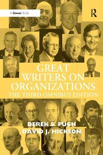 Паперова книга «Great Writers on Organizations: The Third Omnibus Edition», автор Девід Дж. Гіксон - фото №1