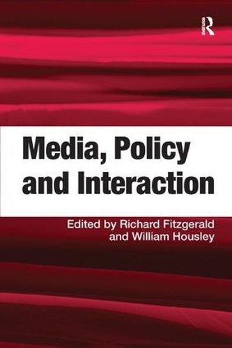 Паперова книга «Media, Policy and Interaction» - фото №1