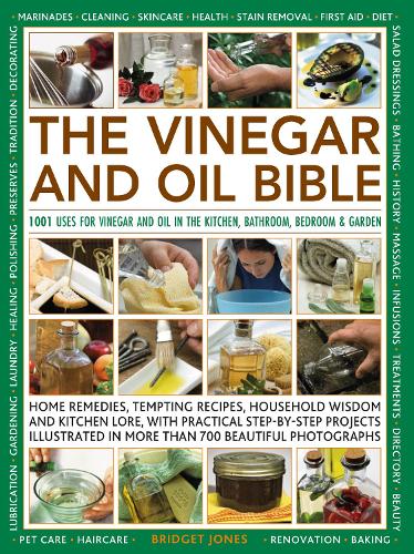 Бумажная книга «The Vinegar and Oil Bible: 1001 uses for vinegar and oil in the kitchen, bathroom, bedroom and garden», автор Бриджет Джонс - фото №1