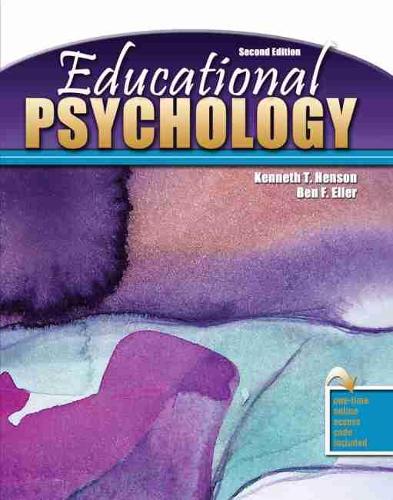 Бумажная книга «Educational Psychology for Effective Teaching», авторов Бен Ф. Эллер, Кеннет Т. Хенсон - фото №1
