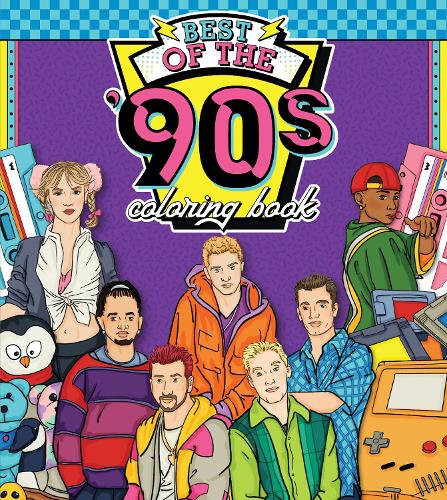 Бумажная книга «Best of the '90s Coloring Book: Color your way through 1990s art & pop culture» - фото №1