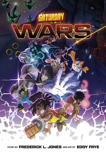 Бумажная книга «Saturday Wars: The Manga Multiverse Crossover», авторов Эдди Фрай, Фредерик Л. Джонс - фото №1