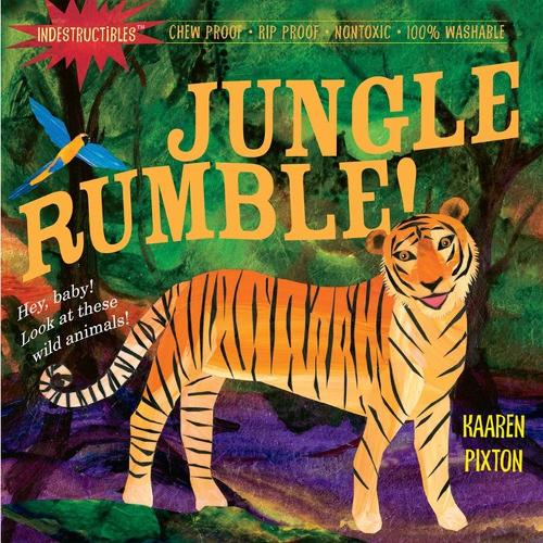 Бумажная книга «Indestructibles: Jungle Rumble!: Chew Proof · Rip Proof · Nontoxic · 100% Washable (Book for Babies, Newborn Books, Safe to Chew)», автор Эми Пикстон - фото №1