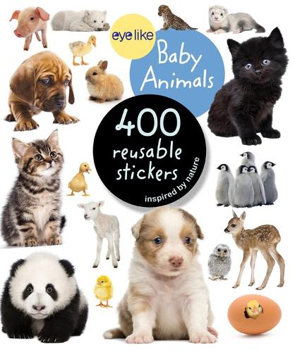 Паперова книга «Eyelike Stickers: Baby Animals», автор Воркмен Паблішінг - фото №1