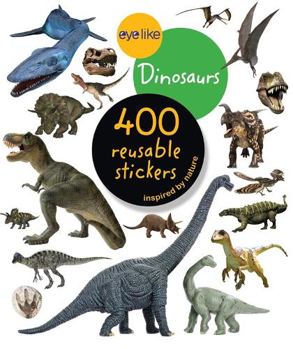 Бумажная книга «Eyelike Stickers: Dinosaurs», автор Воркмэн Паблишинг - фото №1