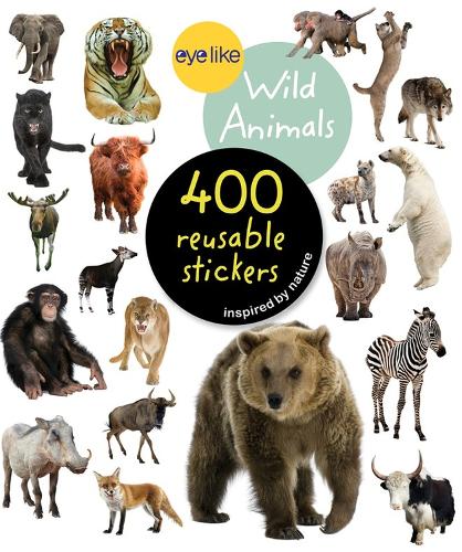 Бумажная книга «Eyelike Stickers: Wild Animals», автор Воркмэн Паблишинг - фото №1