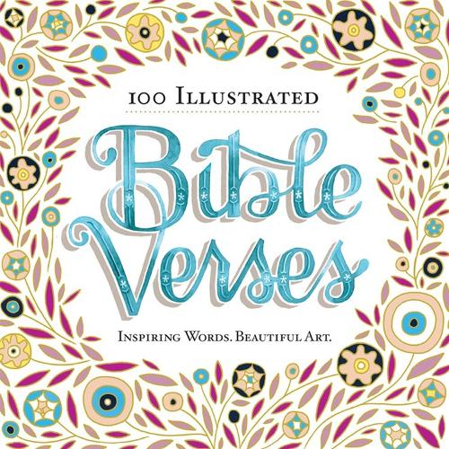 Паперова книга «100 Illustrated Bible Verses: Inspiring Words. Beautiful Art.», автор Воркмен Паблішінг - фото №1