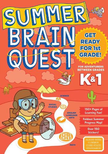 [object Object] «Summer Brain Quest: Between Grades K & 1», авторов Клэр Пиддок, Кимберли Оливер Бурним, Меган Батлер, Воркмэн Паблишинг - фото №1
