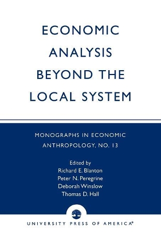 Паперова книга «Economic Analysis Beyond the Local System», автор Річард Е. Блантон - фото №1