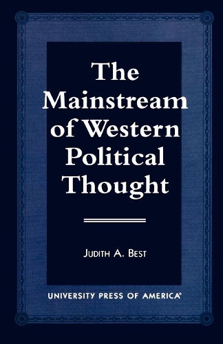 Паперова книга «The Mainstream of Western Political Thought», автор Джудіт А. Бест - фото №1