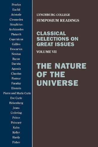 Бумажная книга «Classical Selections on Great Issues: The Nature of the Universe», автор Джулиус А. Сиглер - фото №1