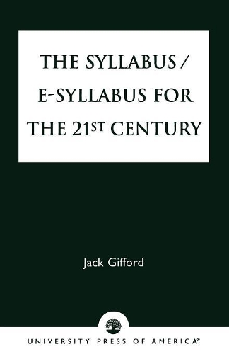Бумажная книга «The Syllabus/E-Syllabus for the 21st Century», автор Джек Гиффорд - фото №1