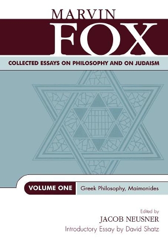 Бумажная книга «Collected Essays on Philosophy and on Judaism: Greek Philosophy, Maimonides», автор Марвин Фокс - фото №1