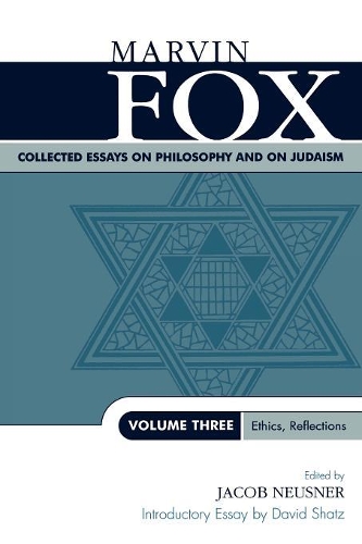 Бумажная книга «Collected Essays on Philosophy and on Judaism: Ethics, Reflections», автор Марвин Фокс - фото №1
