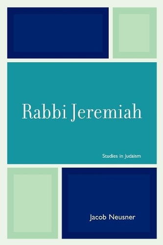 Бумажная книга «Rabbi Jeremiah», автор Джейкоб Нойснер - фото №1