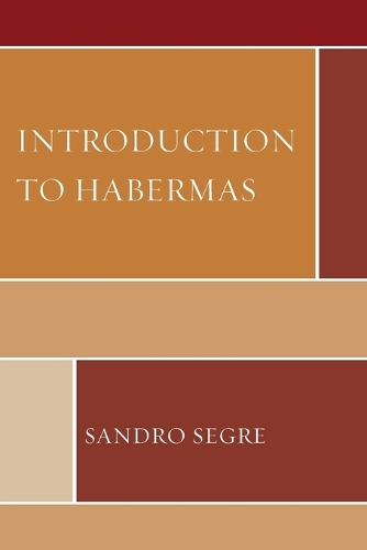 Паперова книга «Introduction to Habermas», автор Сандро Сегре - фото №1