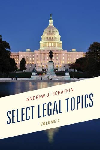 Бумажная книга «Select Legal Topics», автор Эндрю Дж. Шаткин - фото №1