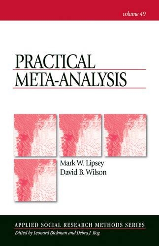 Паперова книга «Practical Meta-Analysis», авторів Девід Б. Вілсон, Марк В. Ліпсі - фото №1