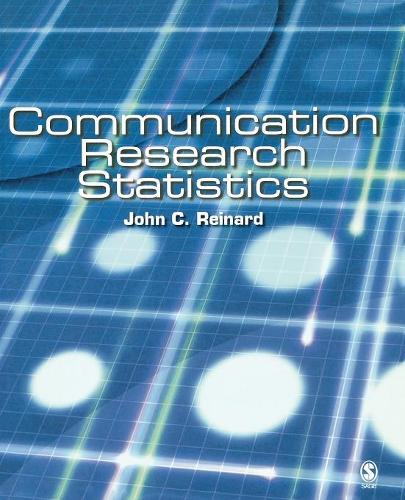Бумажная книга «Communication Research Statistics», автор Джон К. Рейнард - фото №1