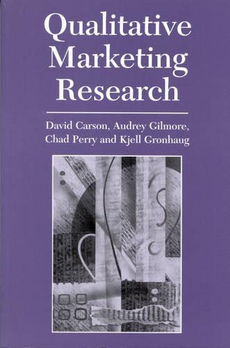 Паперова книга «Qualitative Marketing Research», авторів Одрі Гілмор, Чед Перрі, Девід Карсон, К'єлл Гронхауг - фото №1
