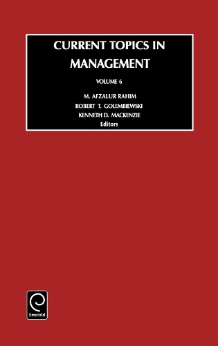 [object Object] «Current Topics in Management», авторів А.М. Рахім, К.Д. Маккензі, Роберт Т. Голембйовський - фото №1