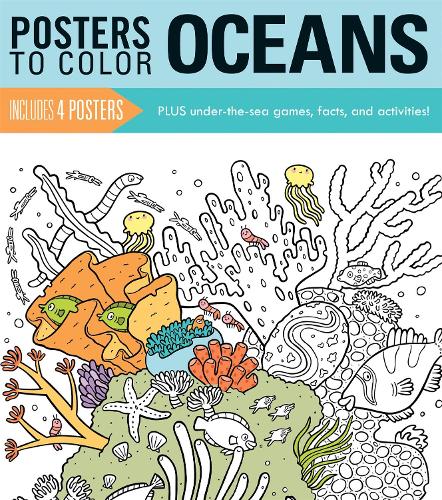 [object Object] «Posters to Color: Oceans», автор Running Press - фото №1