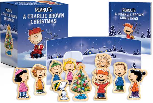 Бумажная книга «Peanuts. A Charlie Brown Christmas Wooden Collectible Set», автор Чарльз М. Шульц - фото №1