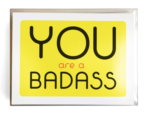 Паперова книга «You Are a Badass® Notecards: 10 Notecards and Envelopes», автор Джен Сінсеро - фото №1