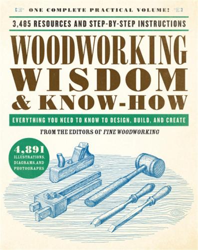 Паперова книга «Woodworking Wisdom & Know-How: Everything You Need to Know to Design, Build, and Create», автор Редактори "Fine Woodworking" - фото №1