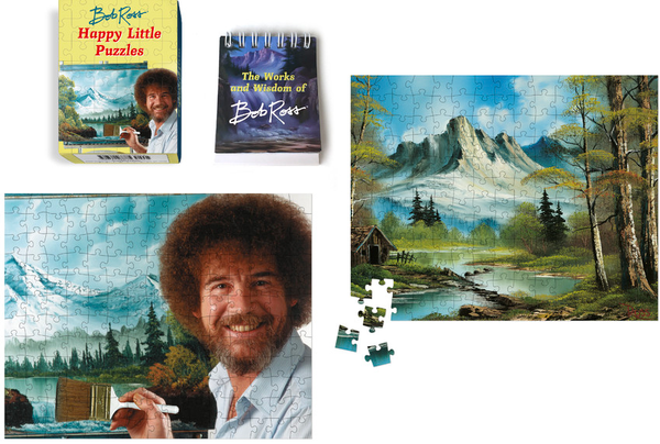 [object Object] «Bob Ross. Happy Little Puzzles», автор Боб Росс - фото №1
