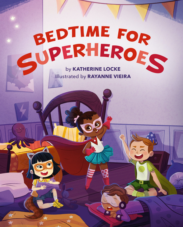 Паперова книга «Bedtime for Superheroes», автор Кетрін Локк - фото №1