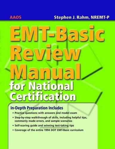 Паперова книга «EMT-Basic Review Manual For National Certification», автор Стівен Дж. Рам - фото №1