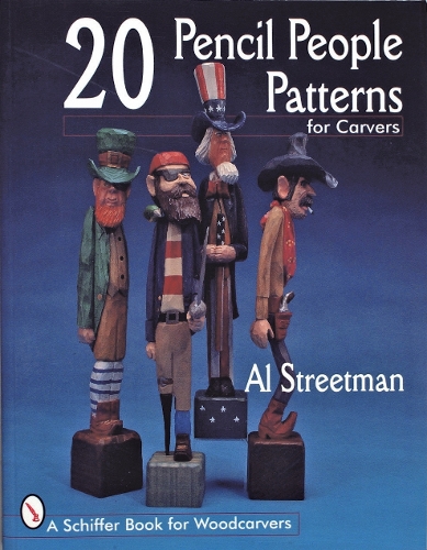 Бумажная книга «20 Pencil People Patterns for Carvers», автор Эл Стритман - фото №1
