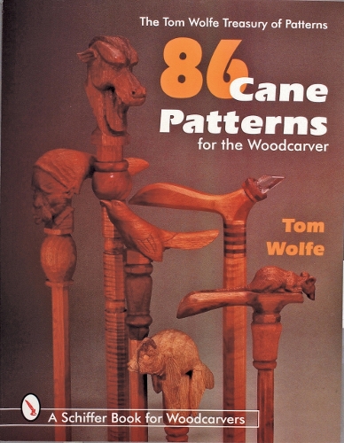 Бумажная книга «86 Cane Patterns for the Woodcarver», автор Том Вулф - фото №1