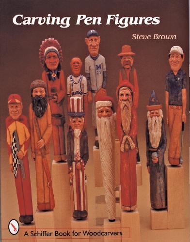 Паперова книга «Carving Pen Figures», автор Стів Браун - фото №1