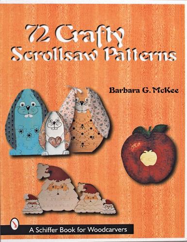 Паперова книга «72 Crafty Scrollsaw Patterns», автор Барбара Г. Маккі - фото №1