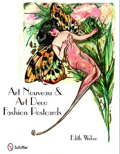 Бумажная книга «Art Nouveau & Art Deco Fashion Postcards», автор Эдит Вебер - фото №1
