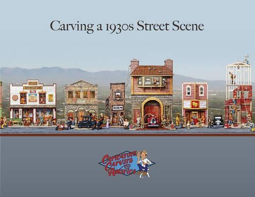 Паперова книга «Carving a 1930s Street Scene», автор Різьбярі карикатур Америки - фото №1
