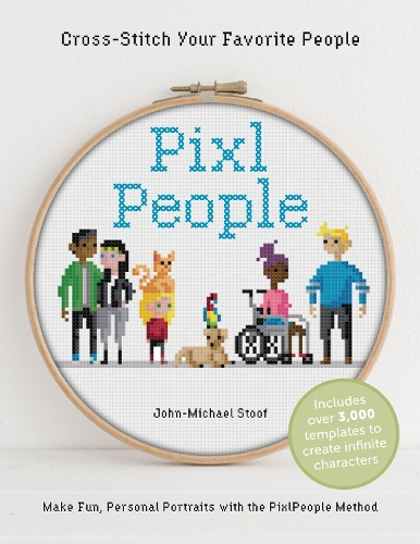 Бумажная книга «PixlPeople: Cross-Stitch Your Favorite People», автор Джон-Майкл Стуф - фото №1
