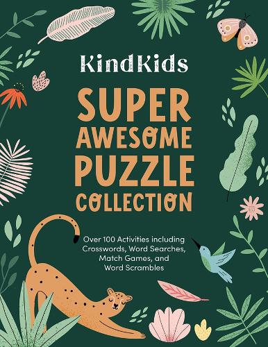 Бумажная книга «KindKids Super Awesome Puzzle Collection: Over 100 Activities including Crosswords, Word Searches, Match Games, and Word Scrambles», автор Better Day Books - фото №1
