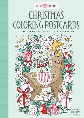 Бумажная книга «Christmas Coloring Postcards: 20 Festive Holiday Cards to Color, Sign, and Send», автор Эмели Лидехэлл Оберг - фото №1