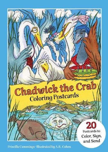 Бумажная книга «Chadwick the Crab's 40th Birthday Coloring Postcards: 20 Postcards to Color, Sign, and Send», автор Присцилла Каммингс - фото №1