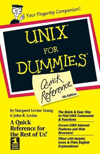 [object Object] «UNIX For Dummies Quick Reference», авторів Джон Р. Левін, Маргарет Левін Янг - фото №1